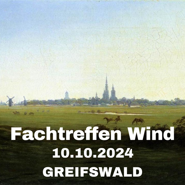 Bildhintergrund Wiesen bei Greifswald - Caspar David Friedrich